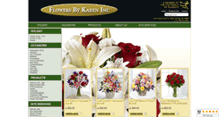 Desktop Screenshot of flowersbykareninc.com