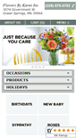 Mobile Screenshot of flowersbykareninc.com